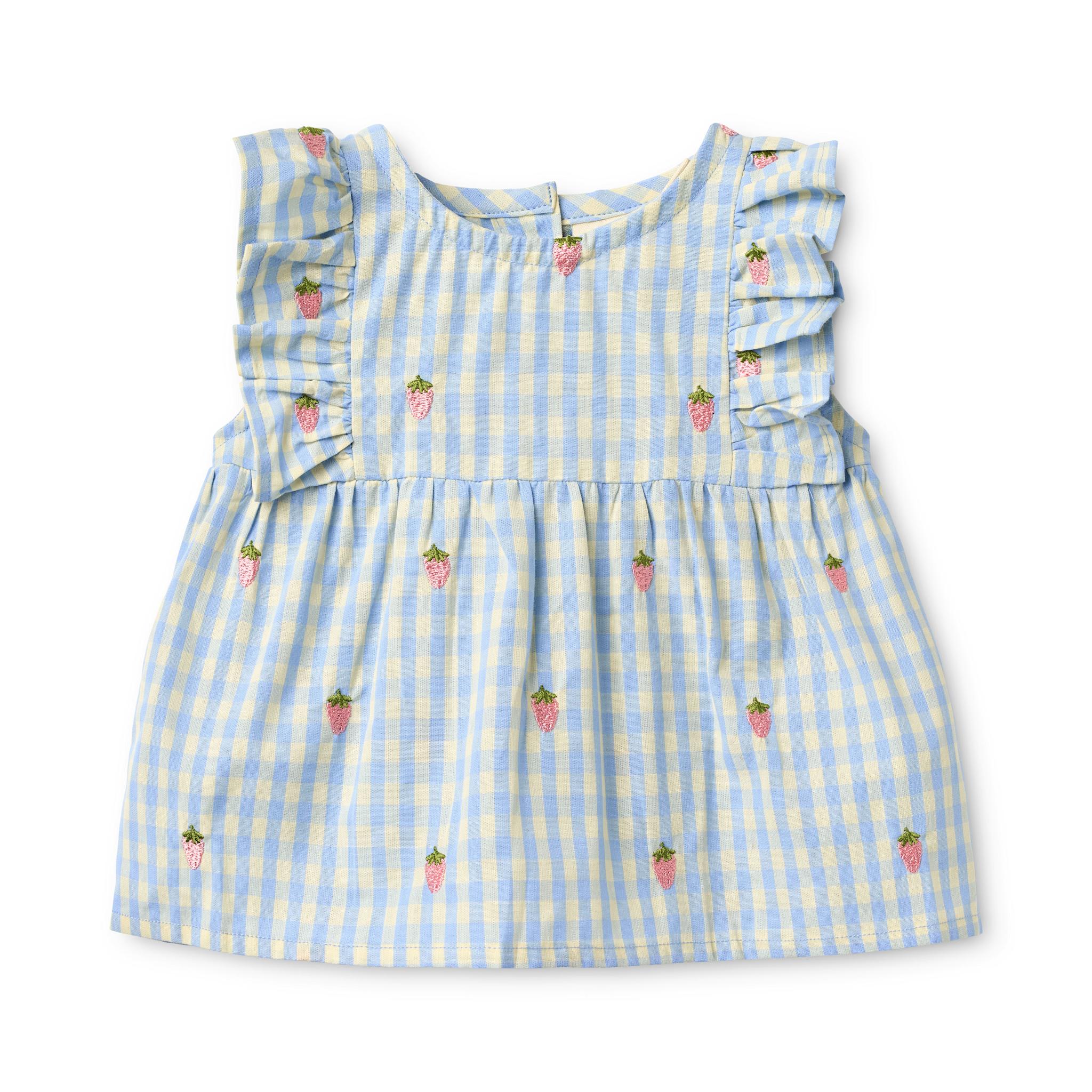 Mille SL Dress - Sky Berry Gingham