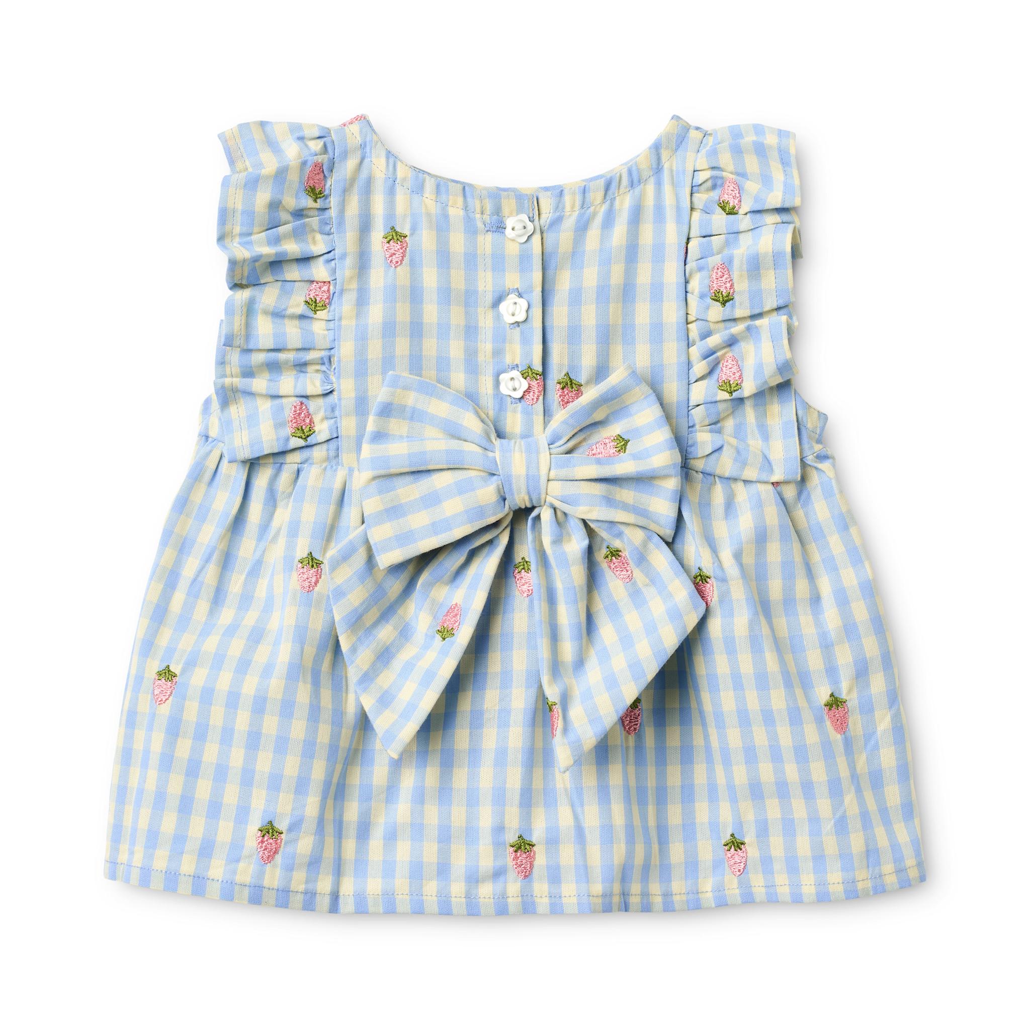 Mille SL Dress - Sky Berry Gingham