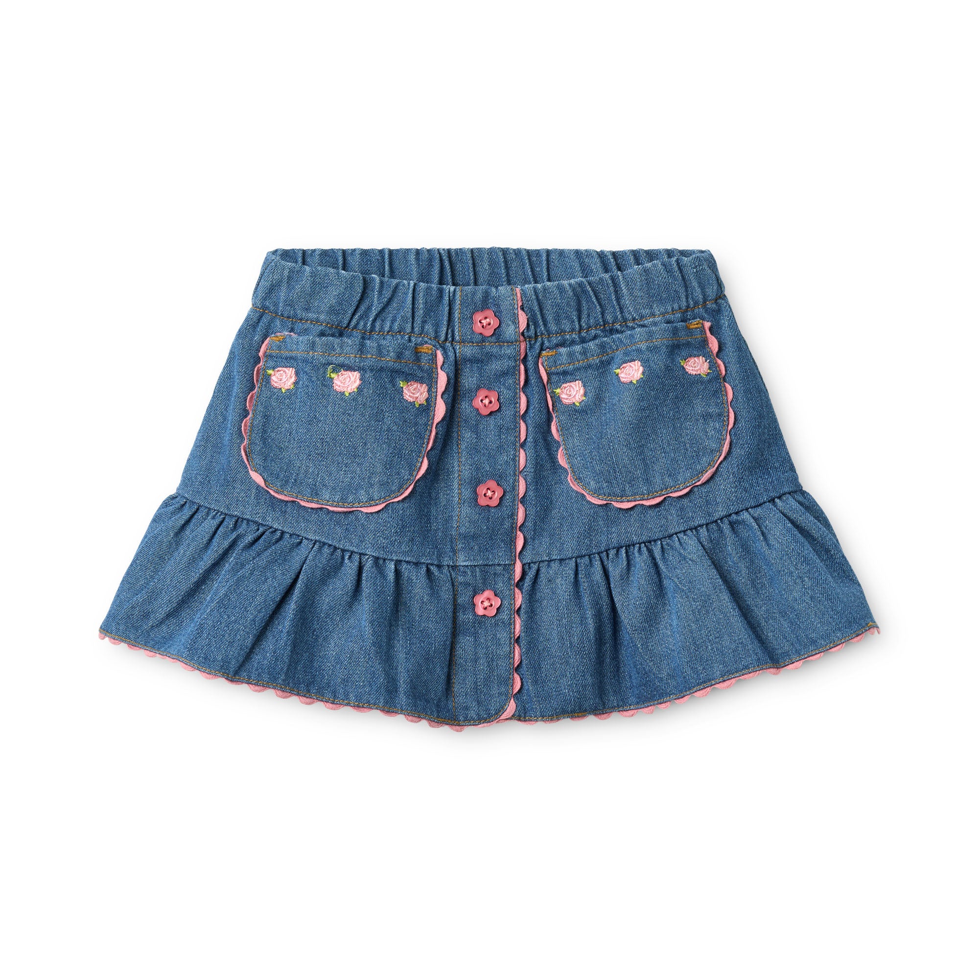Monique Skirt - Mid Blue