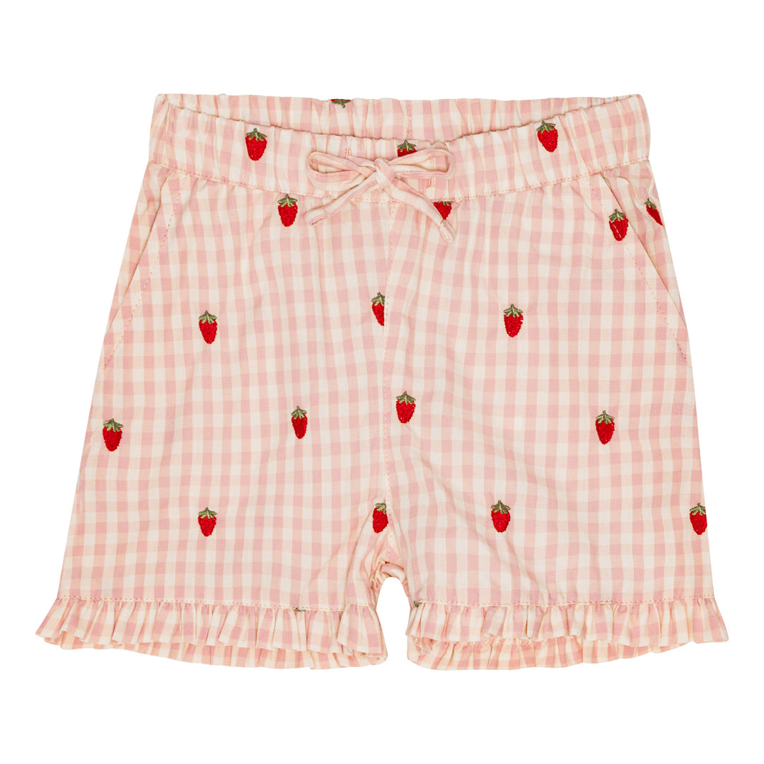 Dolly Shorts - Pink Berry Gingham