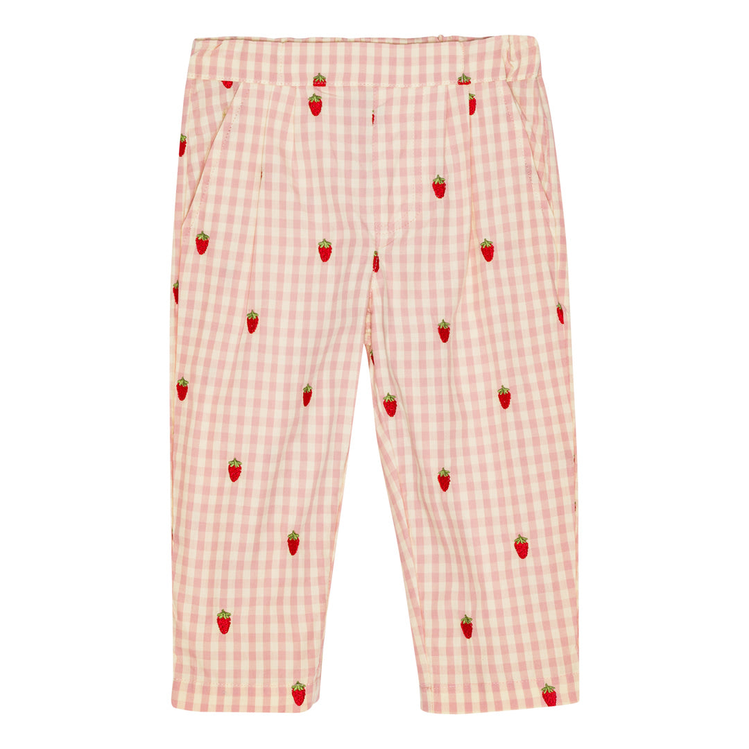Dolly Pants - Pink Berry Gingham