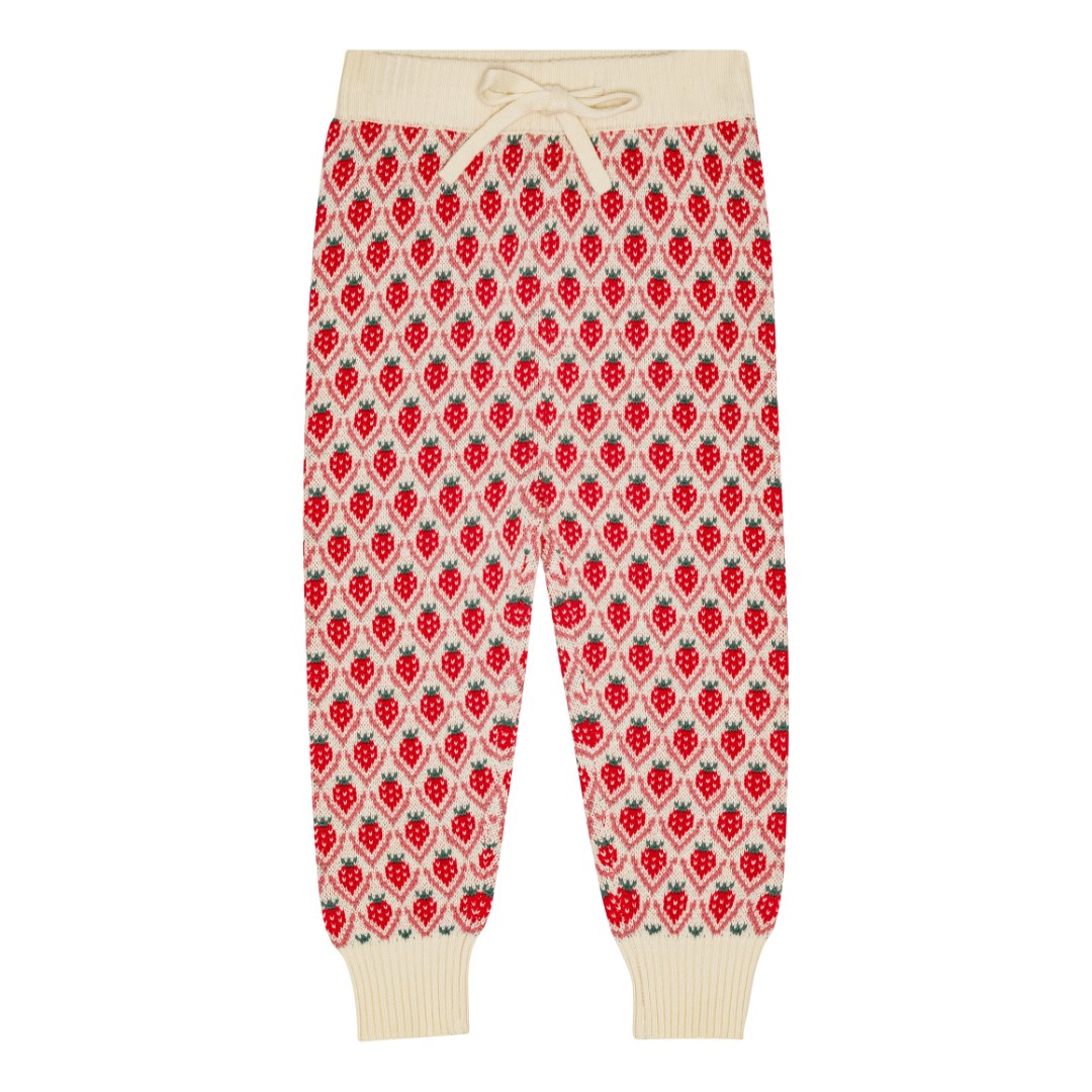 Zuri Pants - Soft White Berry