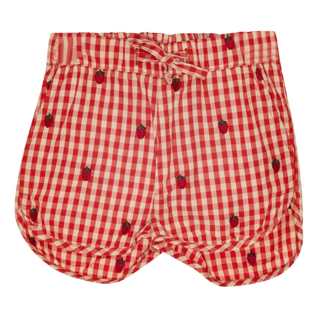 Molly Shorts - Berry Gingham