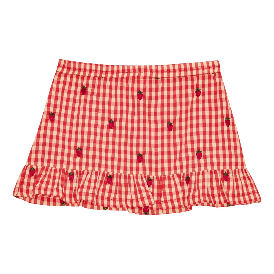 Molly Skirt - Berry Gingham