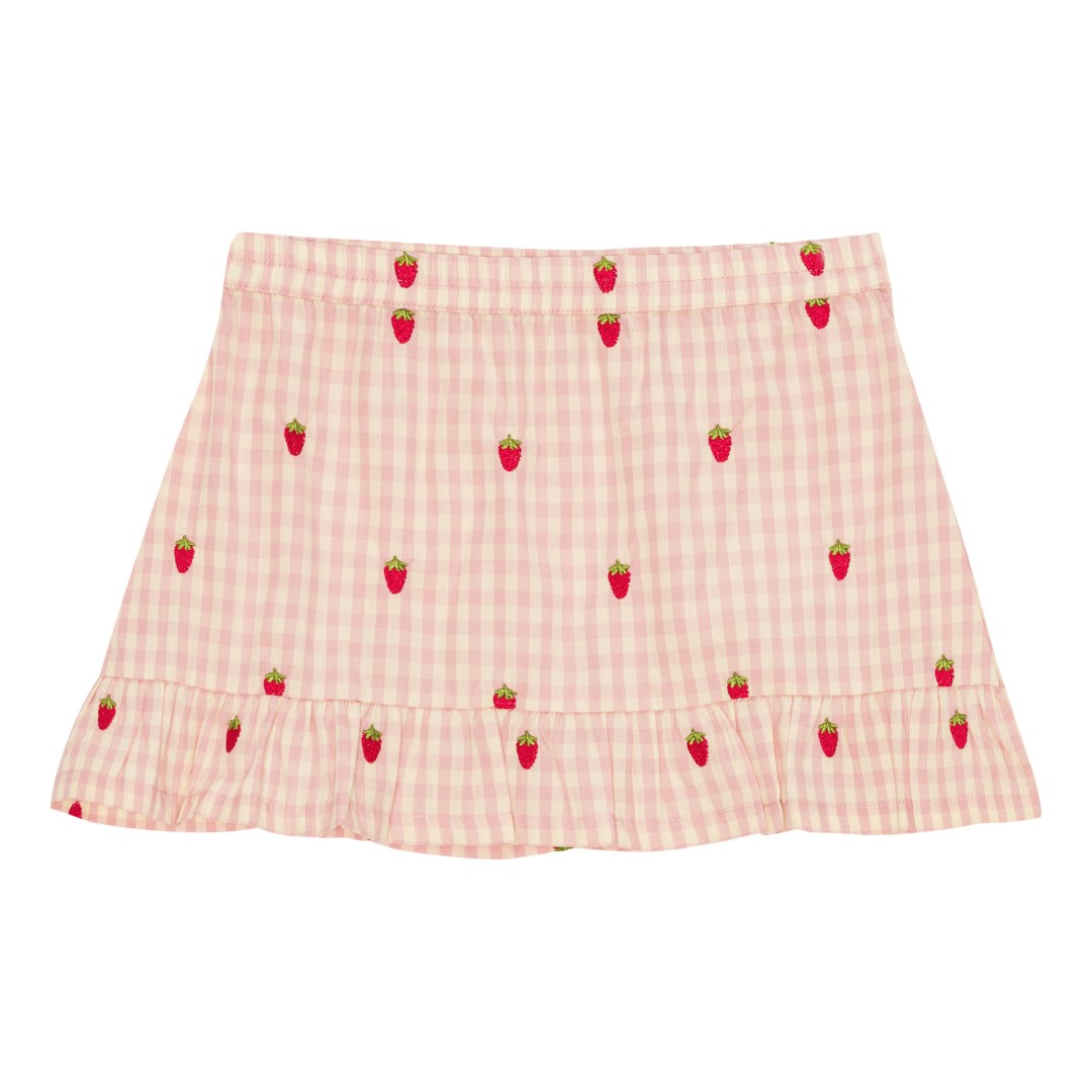 Dolly Skirt - Pink Berry Gingham