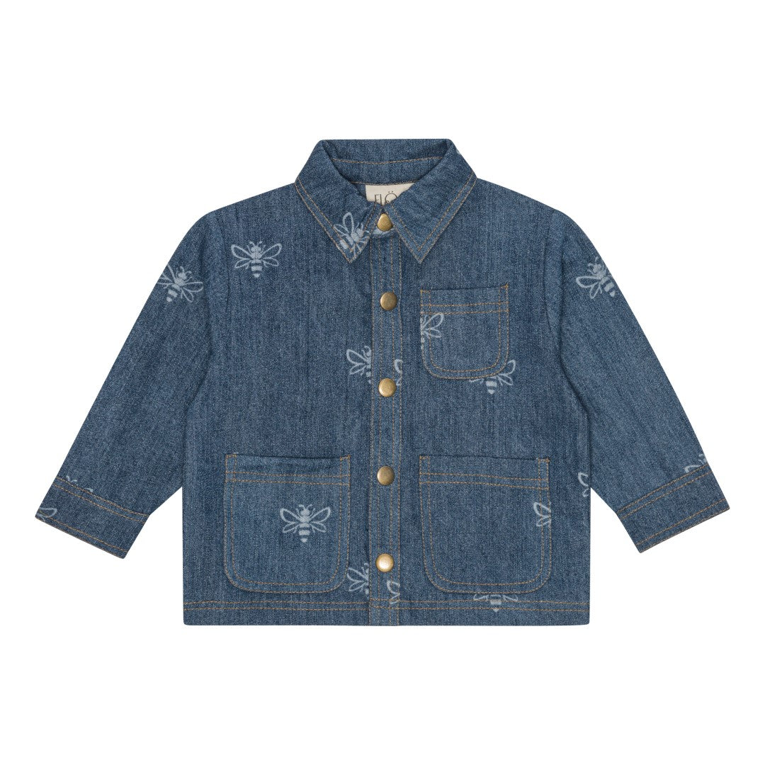 William Overshirt - Blue Denim/Bee