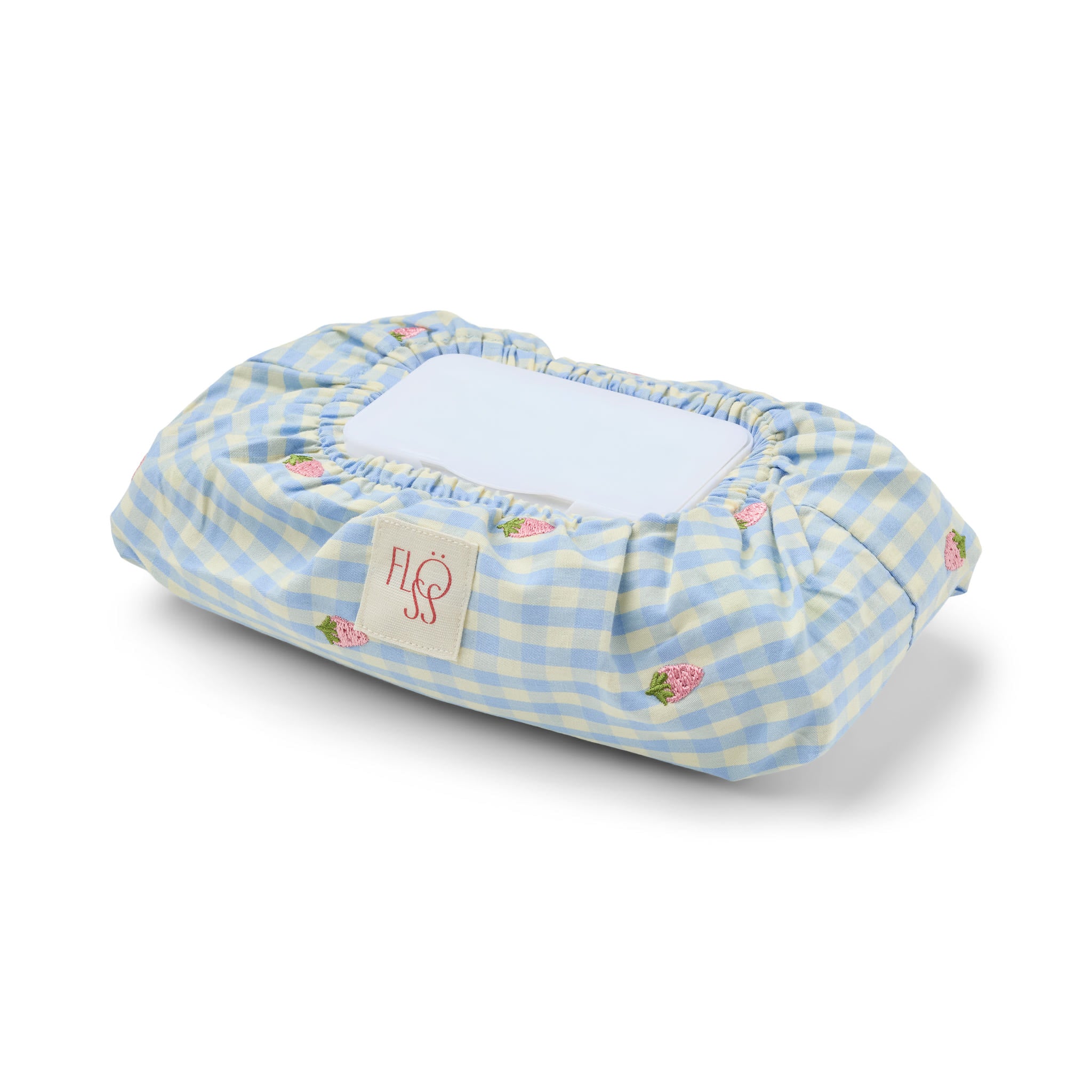 Mille Wet Wipe Cover - Sky Berry Gingham