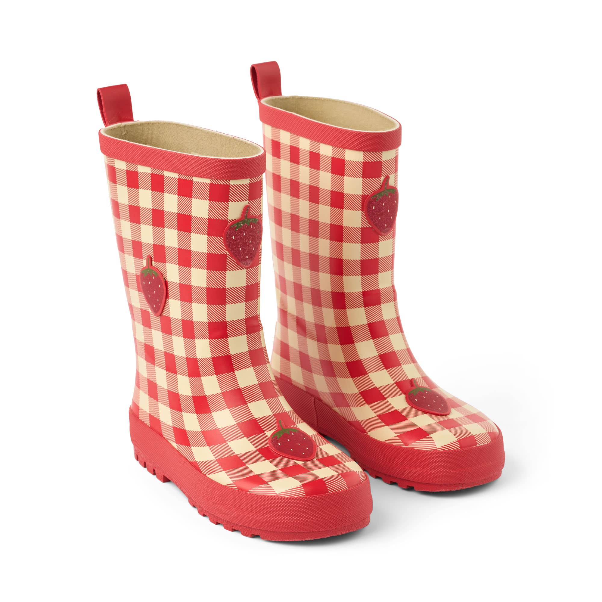Misty Rain Boots - Berry Gingham