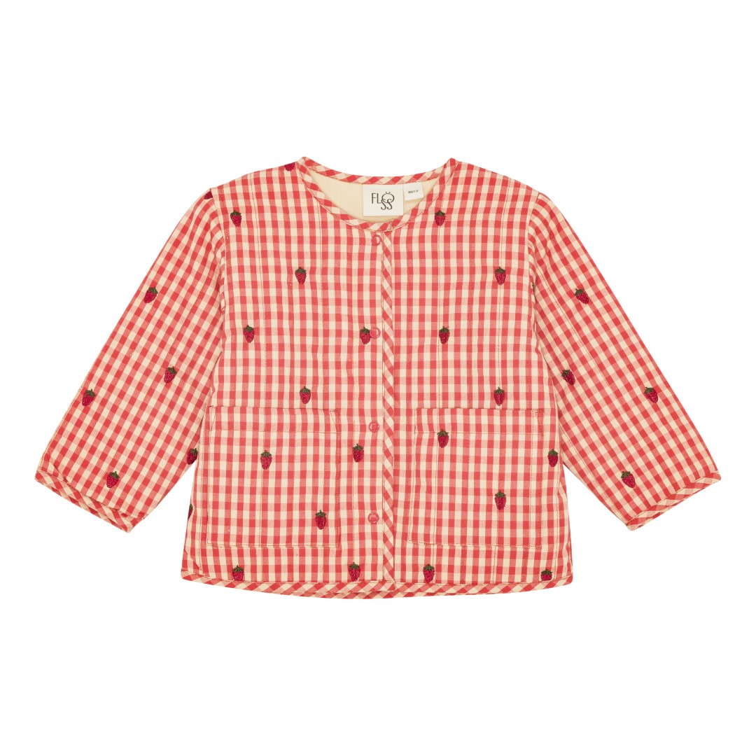 Molly Jacket - Berry Gingham