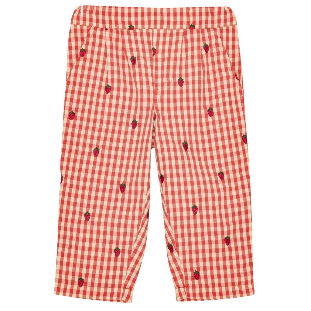 Flöss Aps Molly Pants Pants Berry Gingham