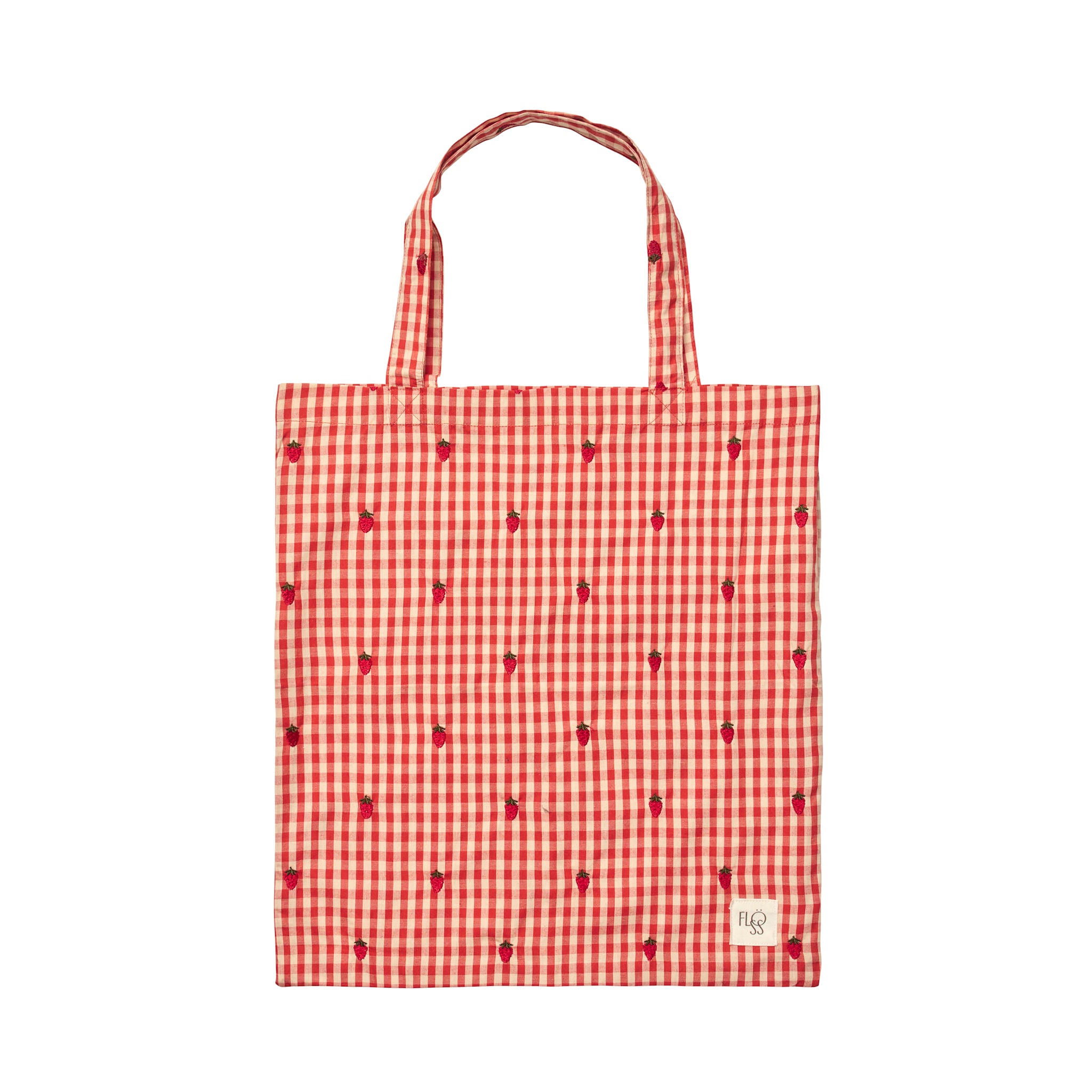 Molly Tote Medium - Berry Gingham