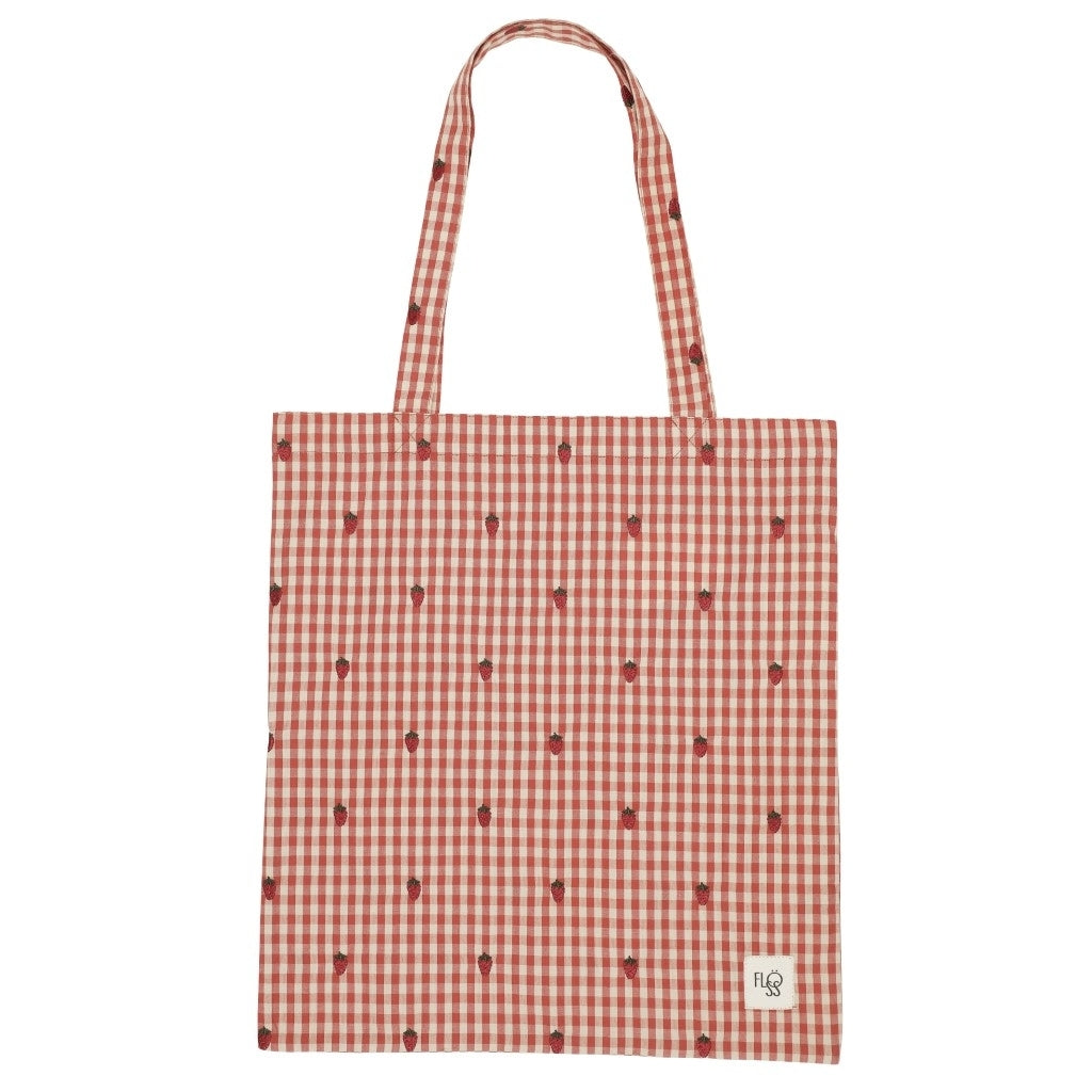 Flöss Aps Molly Tote Medium Tote Berry Gingham
