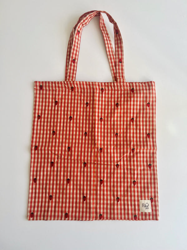 Flöss Aps Molly Tote Small Tote Berry Gingham
