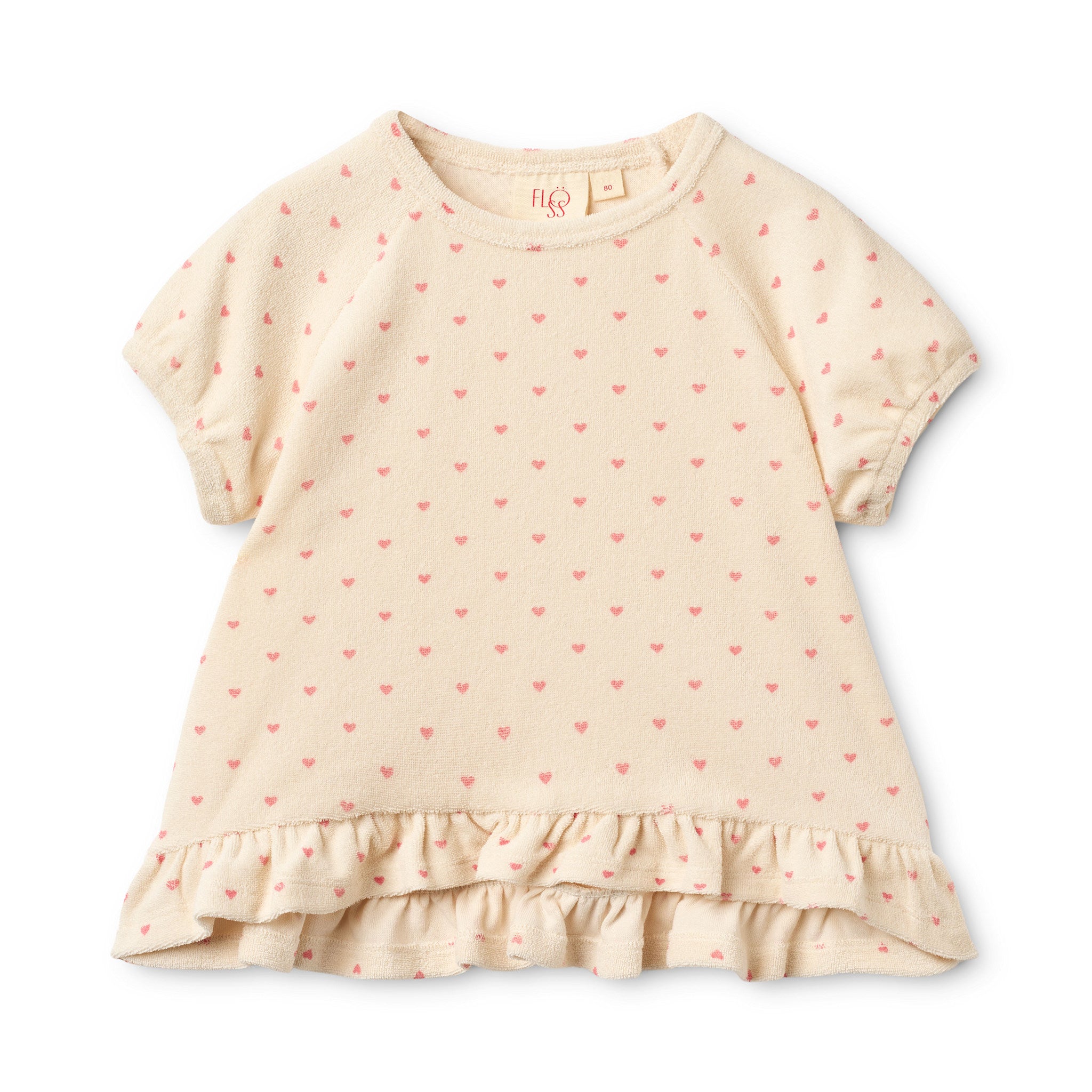 Nohr Blouse - Cream-Pink heart