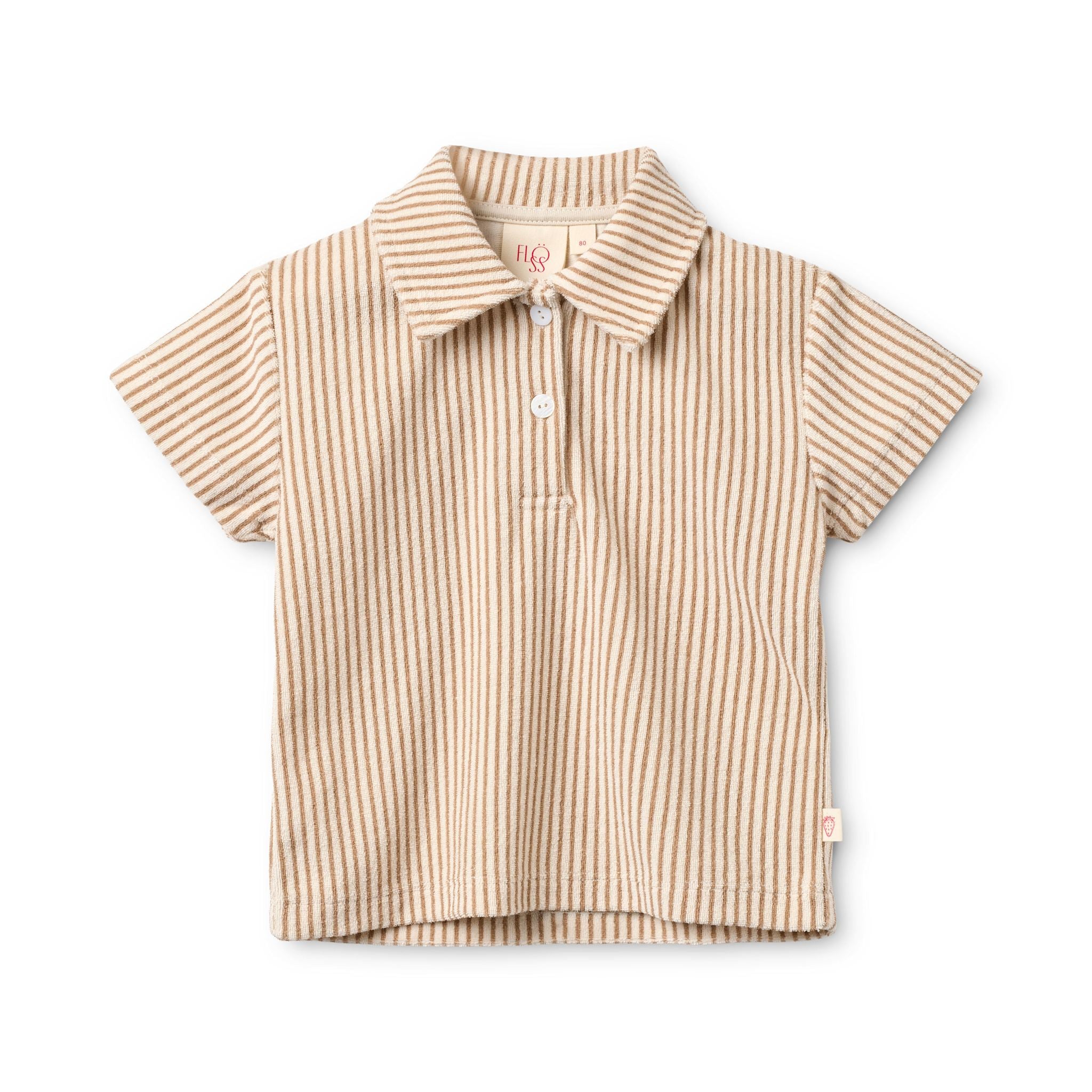 Nohr Shirt - Light Brown Stripe