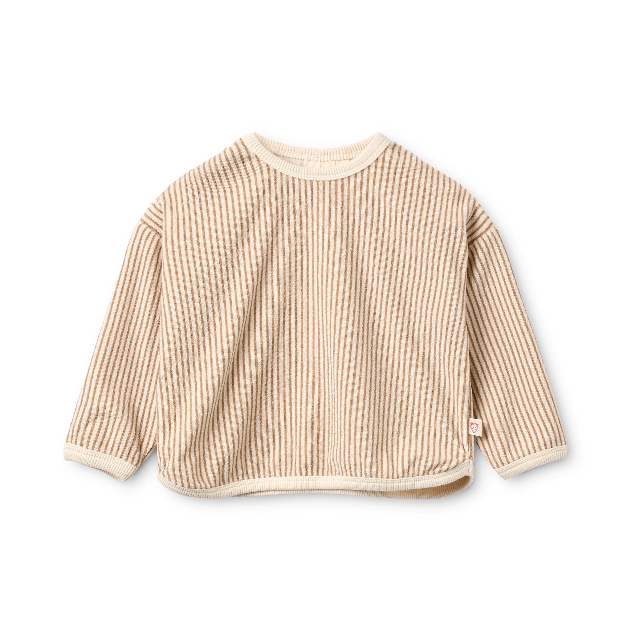 Nohr Sweatshirt - Light Brown Stripe