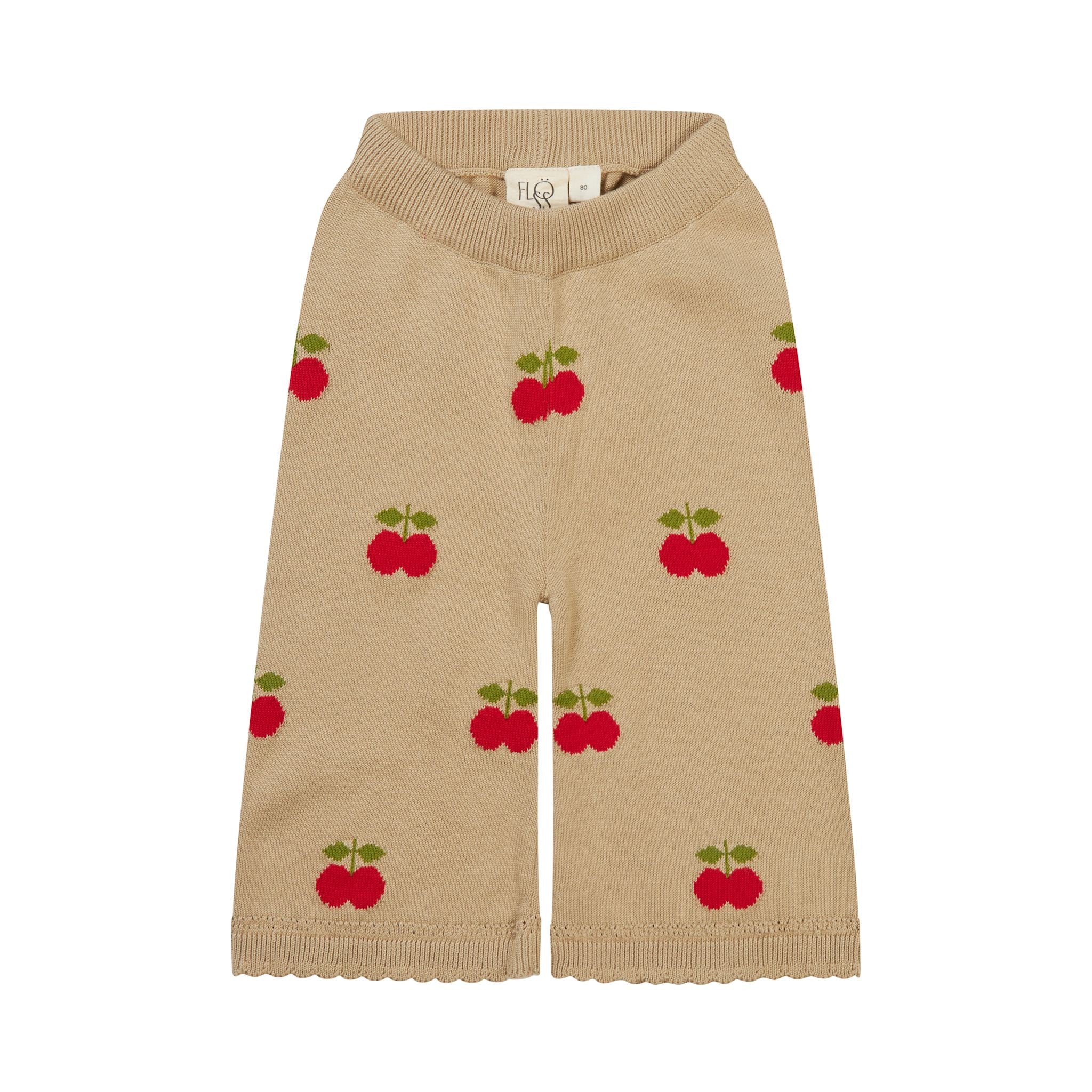 Barbara Pants - Tan/Apple