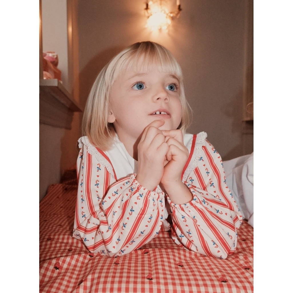 Flöss Aps Noelle Blouse Blouse Holiday Stripe