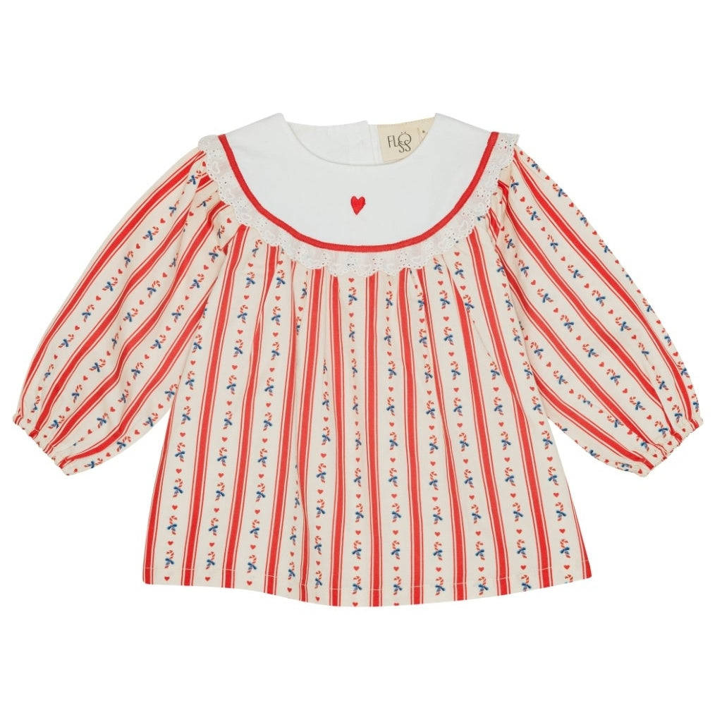 Flöss Aps Noelle Dress Dress Holiday Stripe