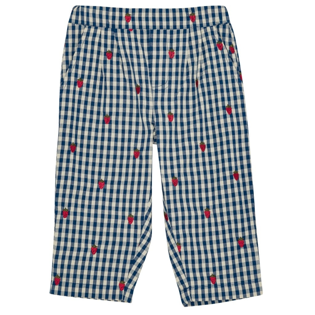 Flöss Aps Nolly Pants Pants Berry blue check