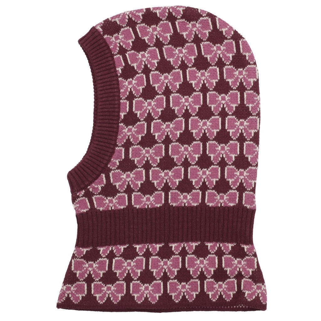 Flöss Aps Nova Balaclava Balaclava Bordeaux Bow
