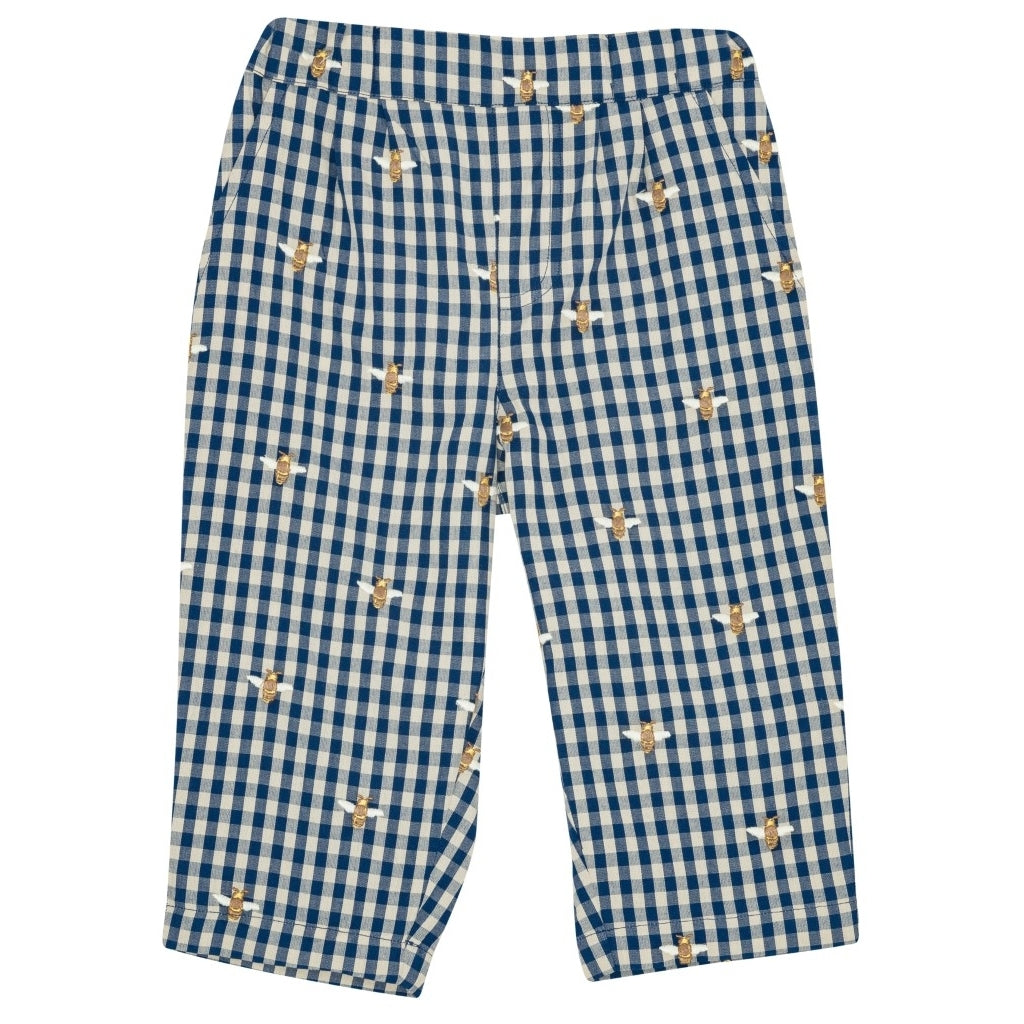 Flöss Aps Olivian Pants Pants Bee Blue Check