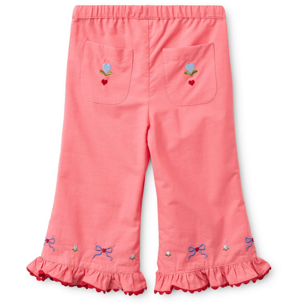 Flöss Aps Rosa Pants Pants Dark Rose