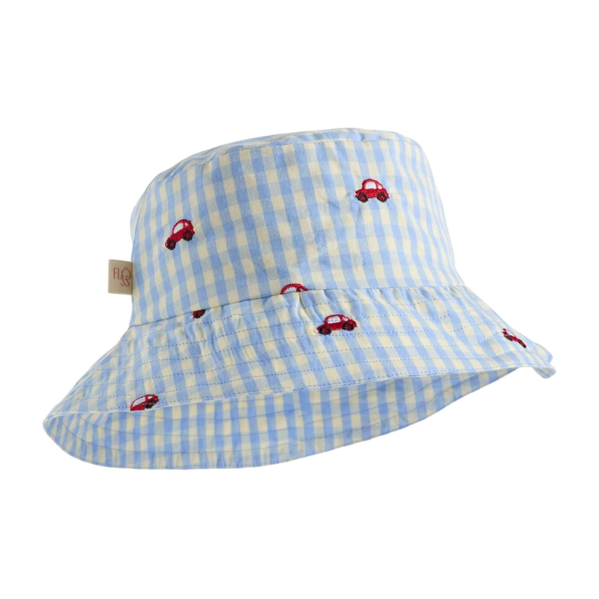 Albert Bucket Hat - Blue Gingham