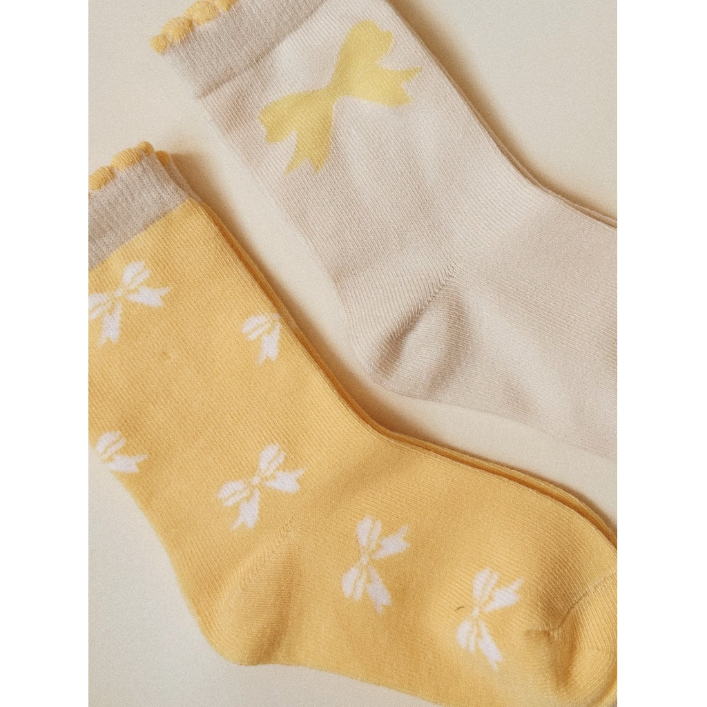Flöss Aps Socks Socks 2 pack Bow socks