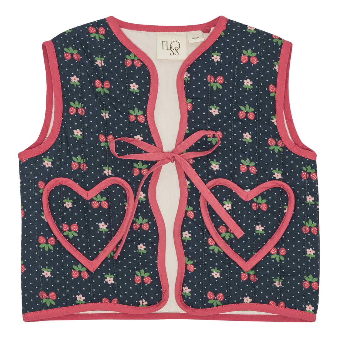Sofia Vest - Navy Space Berry