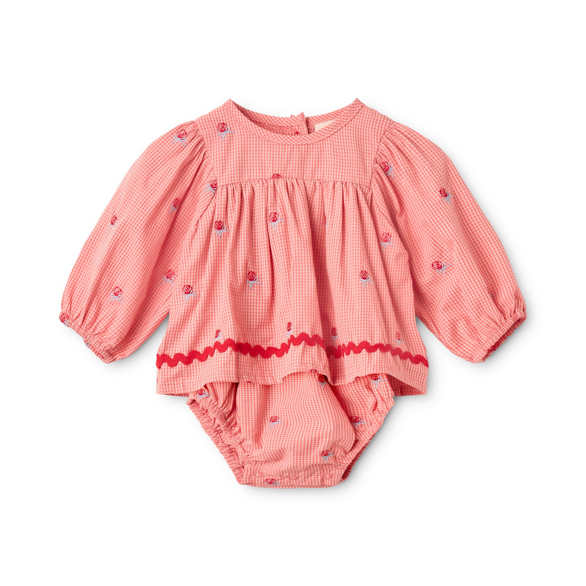 Sonja Romper - Pink Rose Gingham