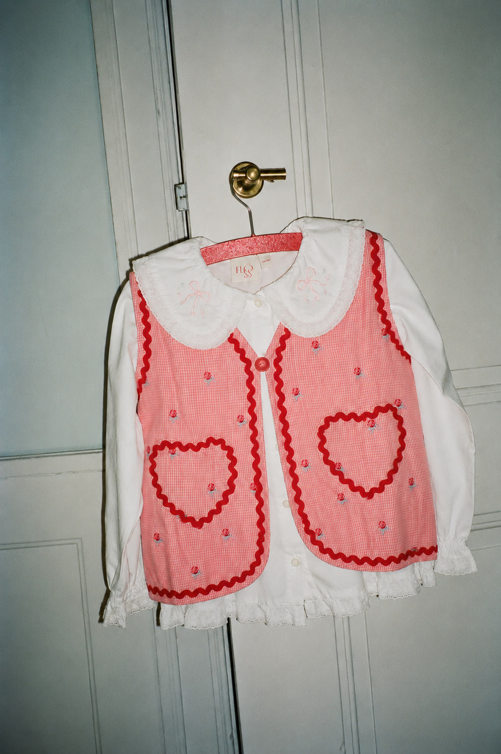 Sonja Vest - Pink Rose Gingham