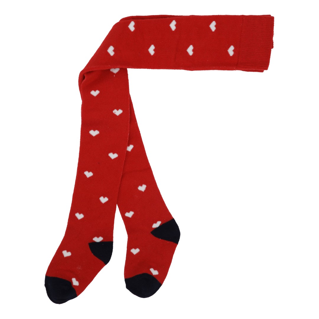 Vera Stocking - Poppy Red Heart