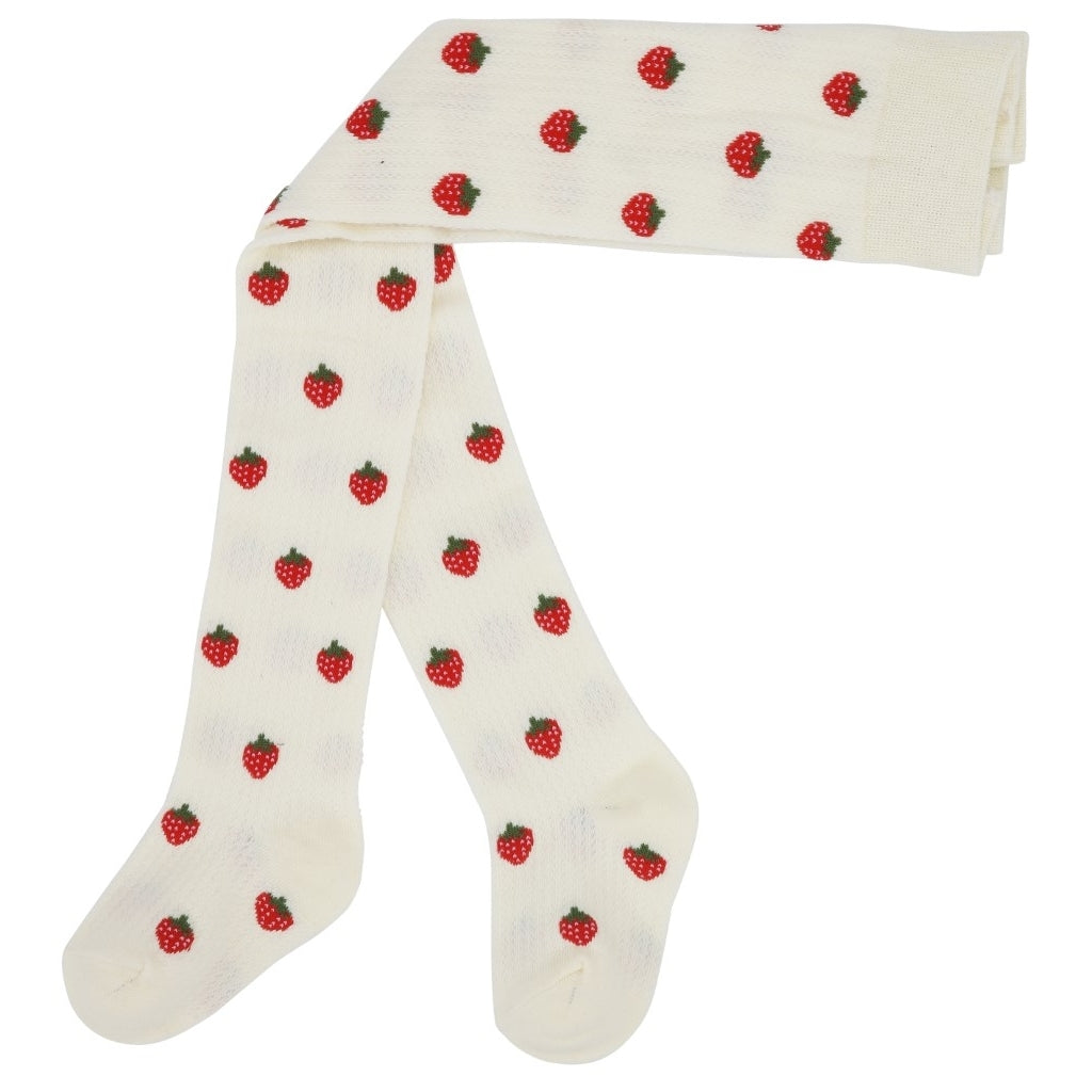 Flöss Aps Vera Tights Tights Pointelle Berry
