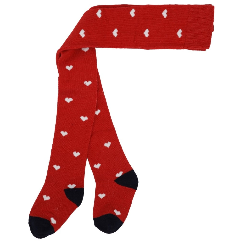Flöss Aps Vera Tights Tights Poppy Red Heart