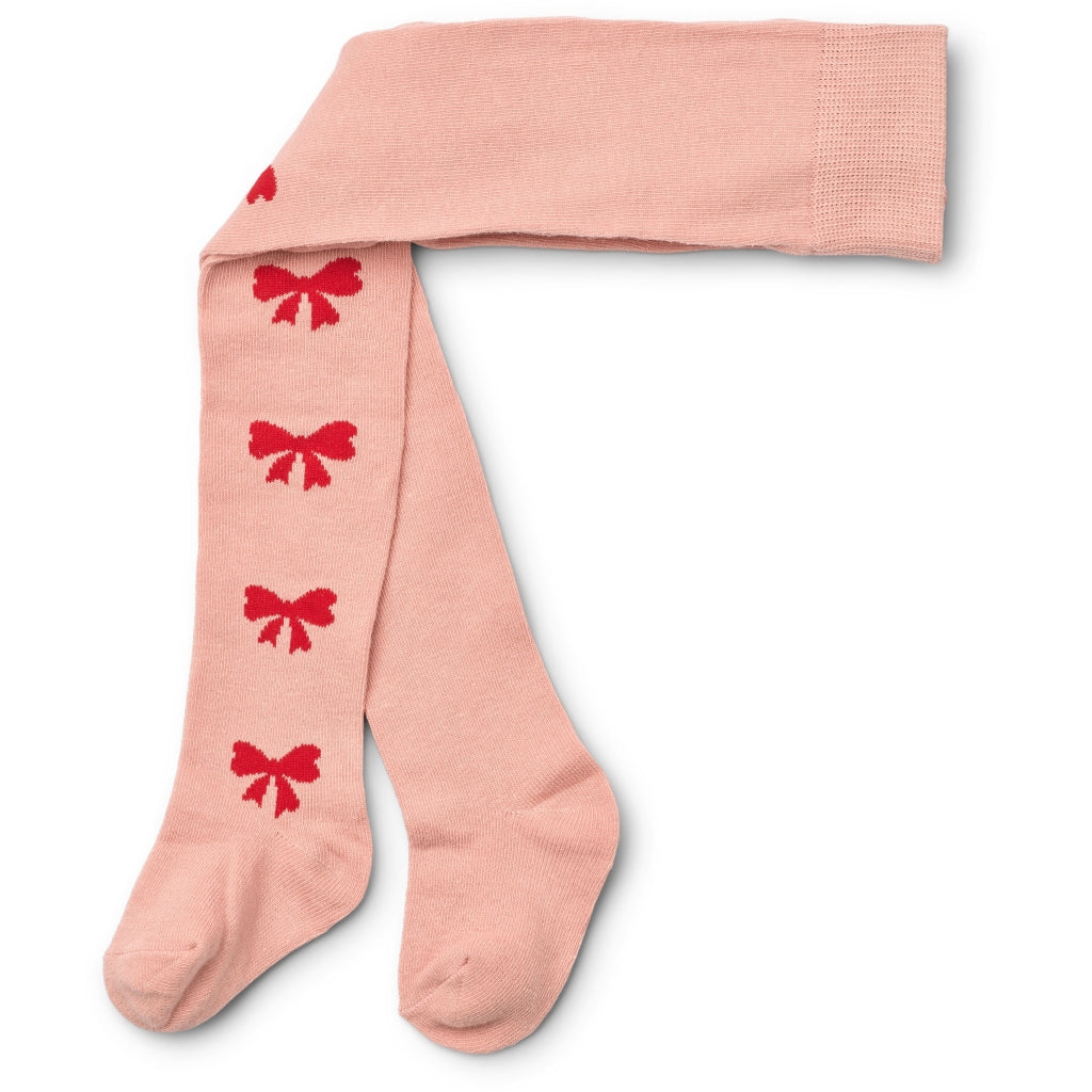 Flöss Aps Vera Tights Tights Warm Pink Bow