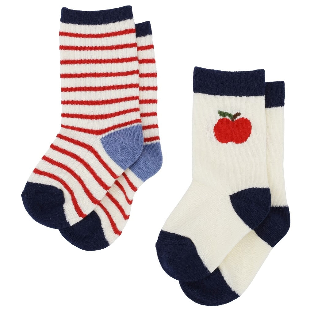 Flöss Aps Vilde Socks 2-pack Socks Apple 2-pack
