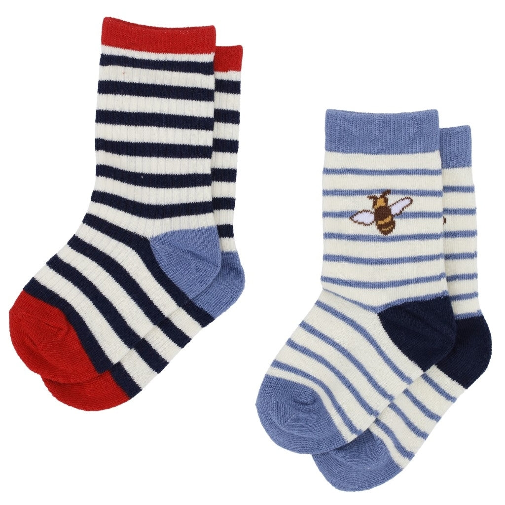 Flöss Aps Vilde Socks 2-pack Socks Bee 2-pack