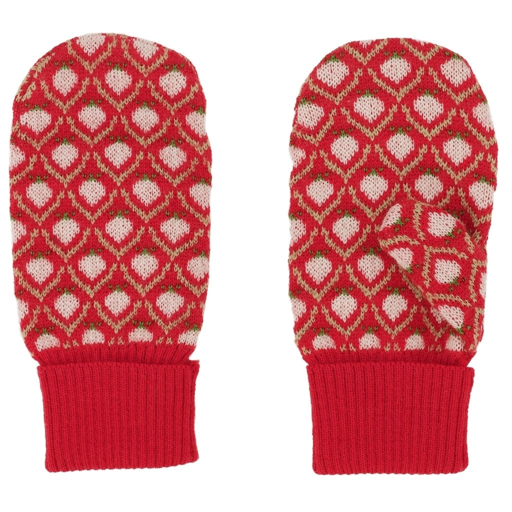 Flöss Aps Zuri Mittens Mittens Red Berry