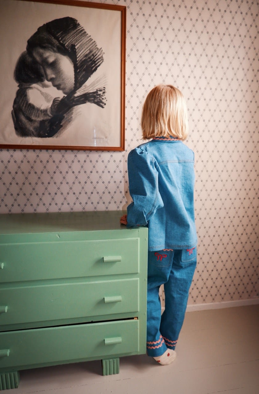 Hazel Pants - Mid Blue Rinse