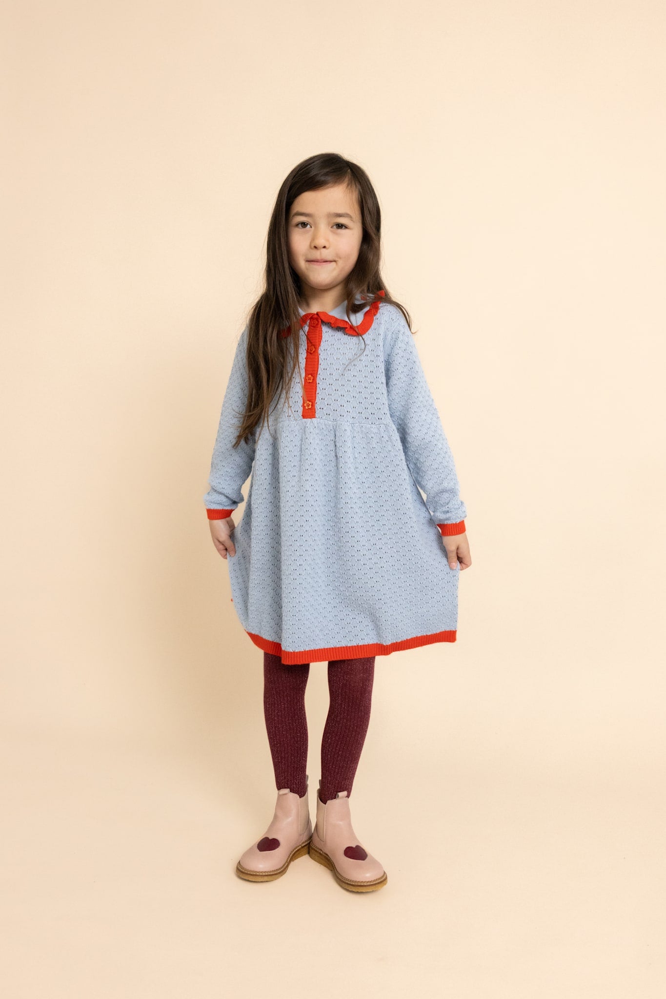 Sylvie Dress - Steel Blue