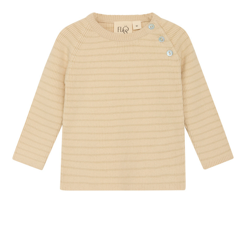 Flye sweater - Almond/Warm cotton