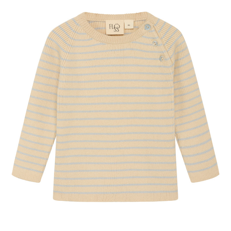 Flye sweater - Sea salt/Warm cotton