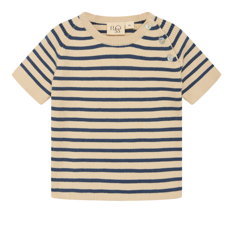 Flye tshirt - Navy midnight/warm cotton