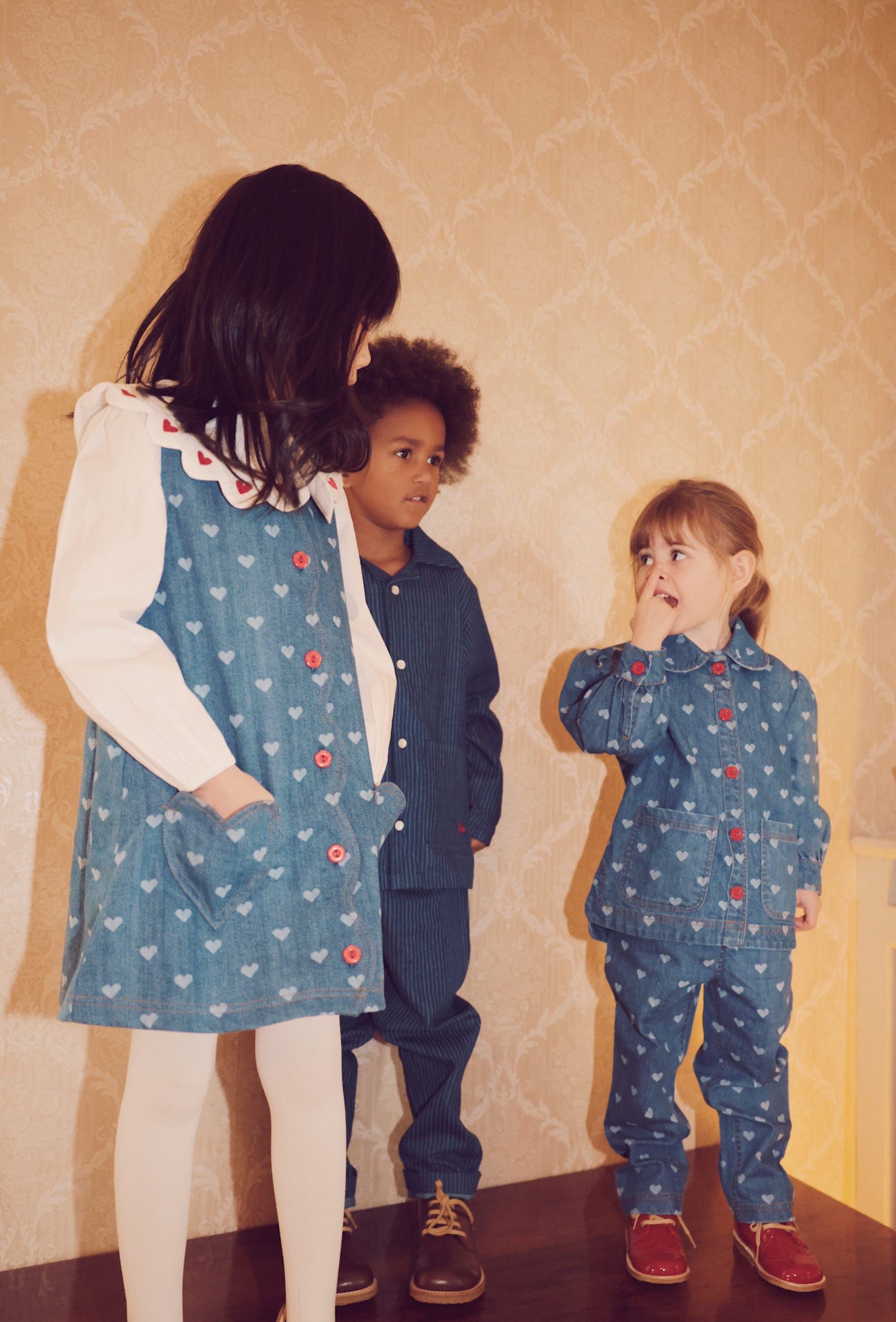 Lollo Overshirt - Blue Denim/Hearts