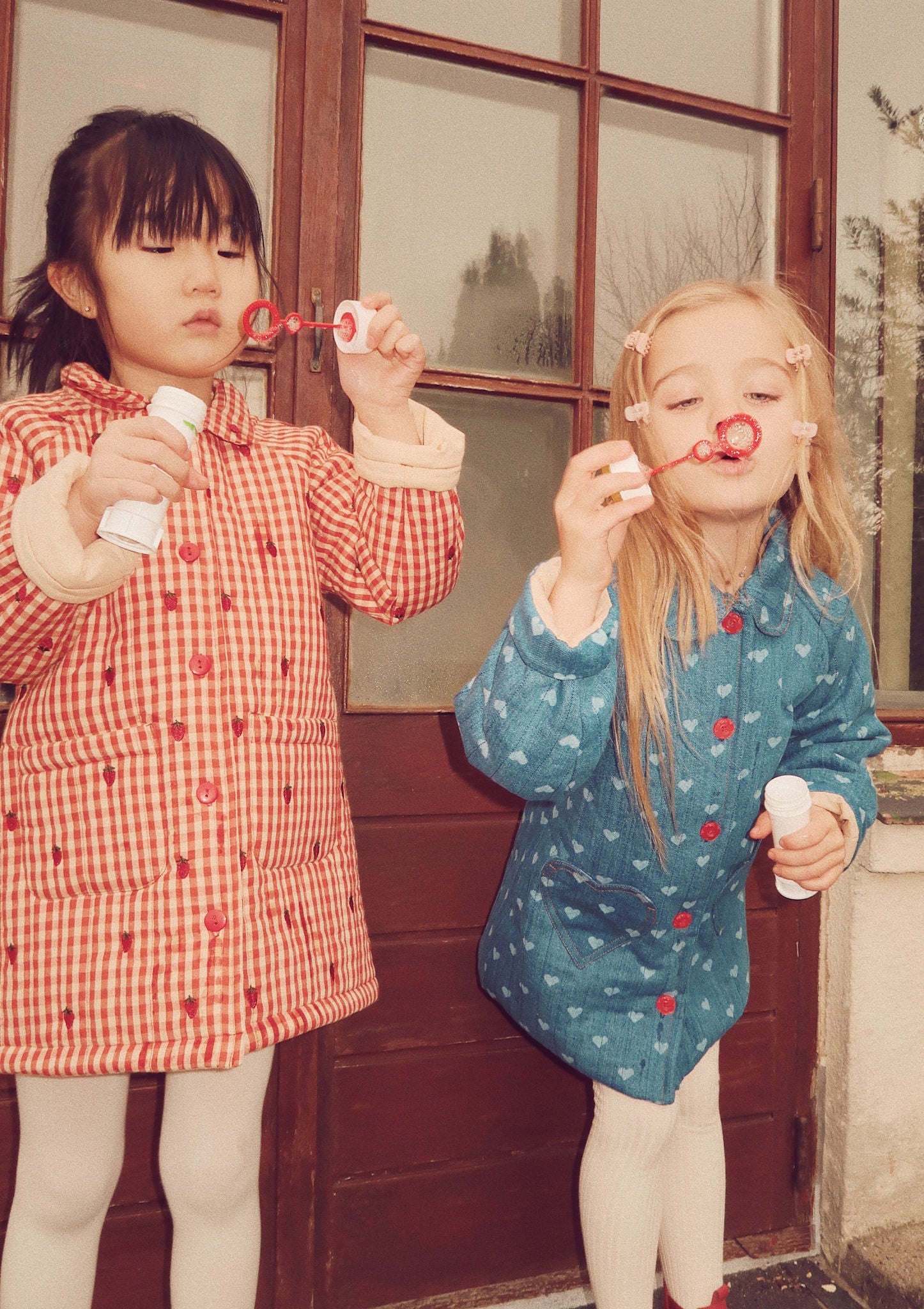 Molly Coat - Berry Gingham