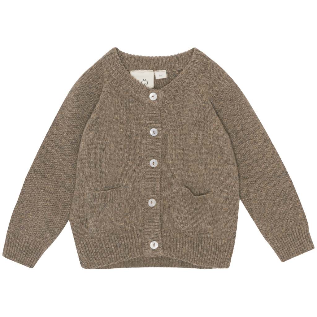 Juno Cardigan - Taupe Melange