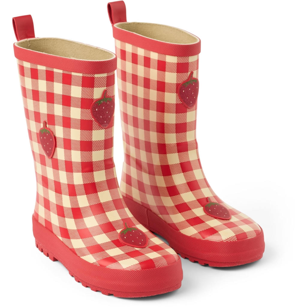 Misty Rain Boots - Berry Gingham