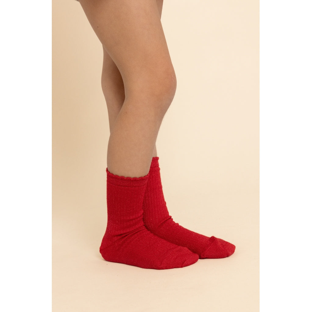 Vibe Socks 2-pack - Red Glitter 2-pack