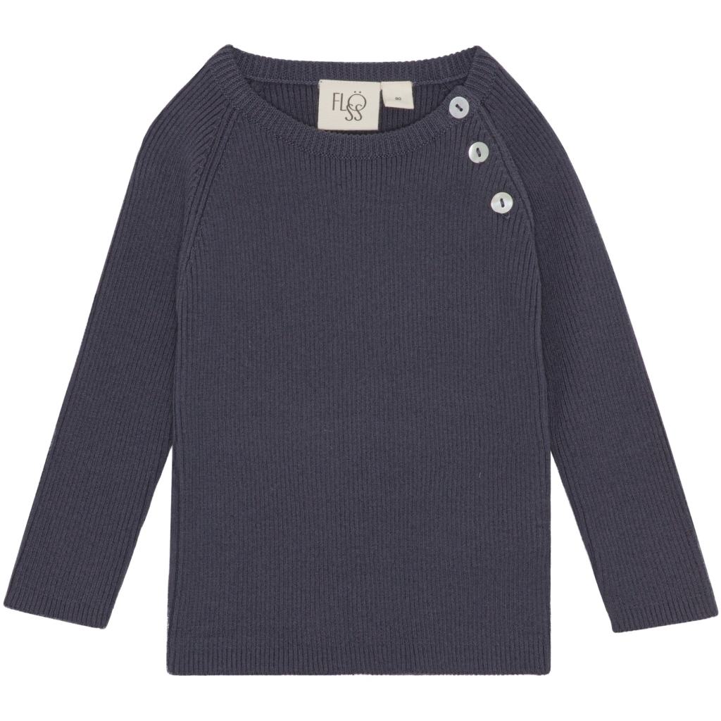 Flye sweater solid - Wave